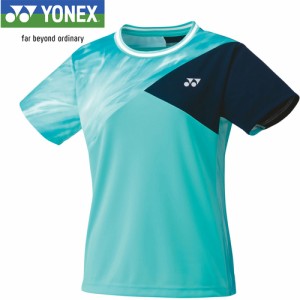 ヨネックス YONEX レディース ウィメンズゲームシャツ スリム ウォーターグリーン 20735 048 テニスウェア 半袖シャツ 試合