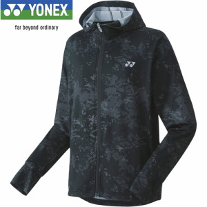 ヨネックス YONEX レディース テニスウェア ジャケット ウィメンズニットウォームアップパーカー ブラック 57079 007 バドミントン