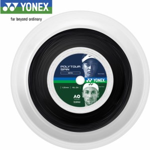 ヨネックス YONEX ソフトテニス ストリング ポリツアースピン125 200m ブラック PTGSPNR2 007 テニス ガット