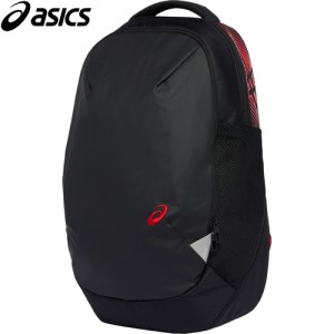 アシックス asics メンズ レディース 肩負担軽減 バックパック 40 パフォーマンスブラック×レッド 3033B709 003 デイパック リュック