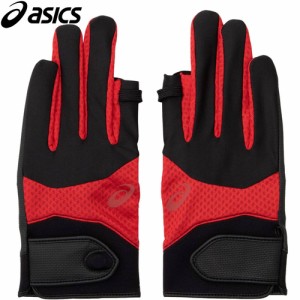 アシックス asics メンズ レディース グラウンドゴルフ パッドグローブ レッド 3283A225 600 GG PAD GLOVE グランドゴルフ グローブ