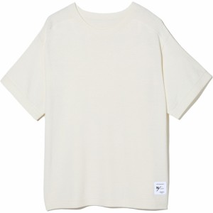 ニュートラルワークス NEUTRALWORKS． メンズ レディース 半袖Tシャツ ドラウジー ホールガーメントハーフスリーブクルー オフホワイト