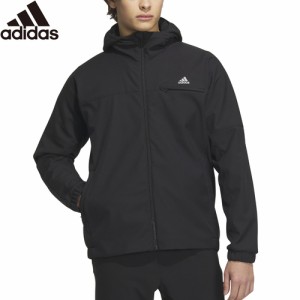 アディダス adidas メンズ M MH ハッスイウィンドジャケット ブラック IEH98 IK7347 2023秋冬モデル runアパレル ジャケット