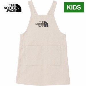 ザ・ノース・フェイス ノースフェイス キッズ キッチンエプロン TNFロゴエプロン ホワイト NPJ72323 W TNF Logo Apron 春夏モデル