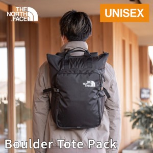 ザ・ノース・フェイス ノースフェイス トートバッグ ボルダートートパック ブラック NM72357 K Boulder Tote Pack 春夏モデル