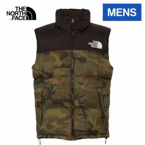 ザ・ノース・フェイス ノースフェイス メンズ ノベルティーヌプシベスト TNFカモ ND92339 TF Novelty Nuptse Vest 2023秋冬モデル