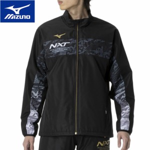 ミズノ MIZUNO メンズ レディース N-XT ブレスサーモウォーマージャケット ブラック×ゴールド 32JEA740 90 ジャケット トップス