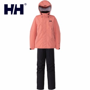 ヘリーハンセン HELLY HANSEN レディース レインウェア ヘリーレインスーツ Sコーラル HOE12311 SC Helly Rain Suit 2023秋冬モデル