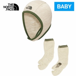ザ・ノース・フェイス ノースフェイス ベビー 帽子 クレイドルコットンACCセット オートミール NNB72203 OM Baby Cradle Cotton ACC Set