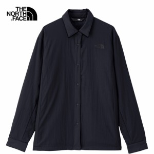 ザ・ノース・フェイス ノースフェイス レディース オクトーバーミッドシャツ ブラック NRW62301 K October Mid Shirt 2023秋冬モデル