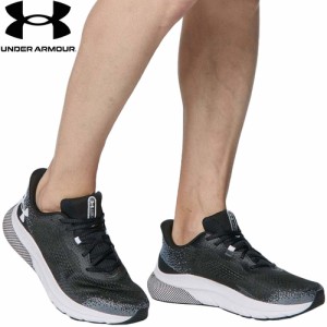 アンダーアーマー UNDER ARMOUR メンズ ランニングシューズ ホバー タービュランス2 ワイド ブラック/ジェットグレー 3026876 001