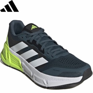 アディダス adidas メンズ ランニングシューズ クエスター Aナイト/ホワイト/レモン LZP71 IF2232 Questar レース 長距離 ジョギング