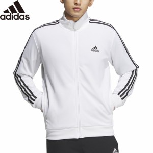 アディダス adidas メンズ トレーニングウェア ジャケット スリーストライプス レギュラーフィット ダブルニット トラックトップ