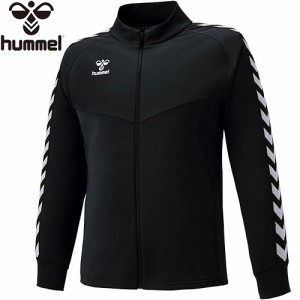 ヒュンメル hummel メンズ レディース チームウォームアップジャケット ブラック HAT2098 90 サッカー トップス アウター クラブ 部活