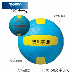 モルテン molten ドッジボール ネーム代金  DBNAME 送料無料 マーキング加工 名入れ ネーム加工 チーム 学校名 団体 クラブ ボール 部活