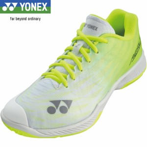 ヨネックス YONEX レディース バドミントンシューズ パワークッションエアラスZワイド グレー/イエロー SHBAZ2W 815 2023秋冬モデル