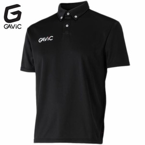 ガビック GAViC メンズ ドライポロシャツ ブラック GA4408 DRYPOLO-SHIRT   サッカー フットサル ポロシャツ チームウェア