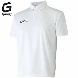 ガビック GAViC メンズ ドライポロシャツ ホワイト GA4408 WHT DRYPOLO-SHIRT サッカー フットサル ポロシャツ チームウェア