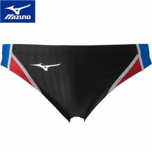 ミズノ MIZUNO メンズ 競泳水着 競泳用 Vパンツ ブラック×ブルー N2MB1025 91 FINA承認 男性用 競技用 レース スイムウェア