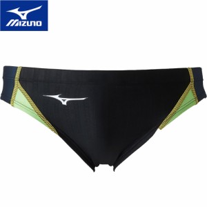 ミズノ MIZUNO メンズ 競泳水着 競泳用 Vパンツ ブラック×チャコール N2MB1025 98 FINA承認 男性用 競技用 レース スイムウェア