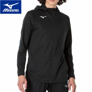 ミズノ MIZUNO メンズ レディース トレーニングウェア ジャケット ソフトニットフルジップフーディ ブラック 32MCA118 09 長袖