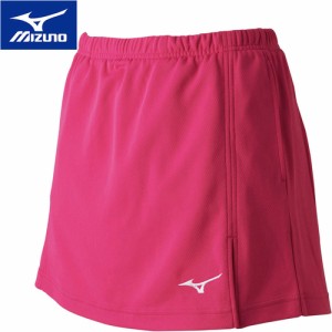 ミズノ MIZUNO レディース テニスウェア スコート スカート インナー・ポケット付き ベリーピンク 62JB7204 64 ゲームウェア