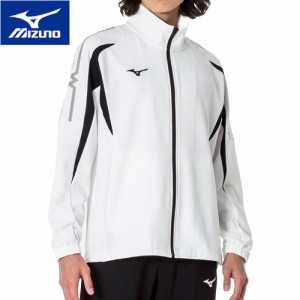ミズノ MIZUNO メンズ MCライン ウォームアップジャケット ホワイト×ブラック 32MCA140 01 長袖 フルジップ ジャージ ジャケット