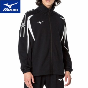 ミズノ MIZUNO メンズ MCライン ウォームアップジャケット ブラック×ホワイト 32MCA140 09 長袖 フルジップ ジャージ ジャケット