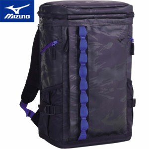 ミズノ MIZUNO ターポリンバックパック 30L  ブラック×ブルー 33JD0300 91 バックパック デイパック バッグ リュック 鞄 部活 通学