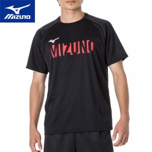 ミズノ MIZUNO メンズ レディース ゲームシャツ 丸首 ブラック 82JAA111 09 半袖 トップス ゲームウェア ユニフォーム ユニホーム 試合