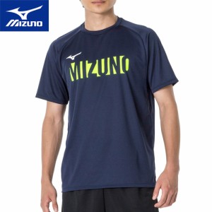 ミズノ MIZUNO メンズ レディース ゲームシャツ 丸首 ネイビー 82JAA111 14 半袖 トップス ゲームウェア ユニフォーム ユニホーム 試合