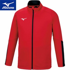 ミズノ MIZUNO メンズ レディース TLソフトニットジャケット チャイニーズレッド×ブラック 32MC1160 62 長袖 フルジップ ジャージ