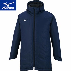 ミズノ MIZUNO メンズ レディース ジャケット ブレスサーモ中綿ミドル丈コート ドレスネイビー 32ME9650 14 ミドルコート ベンチコート