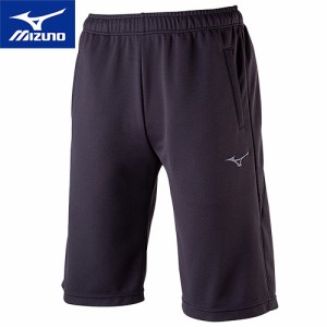 ミズノ MIZUNO メンズ レディース トレーニングウェア ショートパンツ ウォームアップハーフパンツ ブラック×キャスチャコール