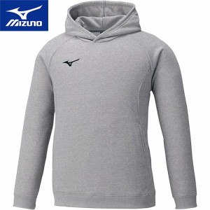 ミズノ MIZUNO メンズ レディース スウェットシャツ プルオーバーフーディー グレー杢 32MC0176 05 パーカー 長袖 トレーニングウェア