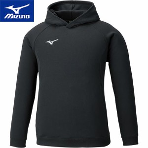 ミズノ MIZUNO メンズ レディース スウェットシャツ プルオーバーフーディー ブラック 32MC0176 09 パーカー 長袖 トレーニングウェア