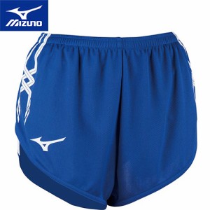 ミズノ MIZUNO レディース 陸上ウェア ショートパンツ レーシングパンツ サーフブルー×ホワイト U2MB8250 25 陸上競技 短パン レース