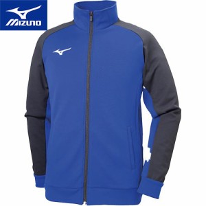 ミズノ MIZUNO メンズ レディース ソフトニットジャケット   サーフブルー×ブラック 32MC9116 25 スポーツウェア ジャケット アウター