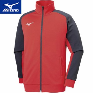 ミズノ MIZUNO メンズ レディース ソフトニットジャケット チャイニーズレッド×ブラック 32MC9116 62 スポーツウェア ジャケット