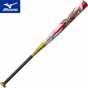 ミズノ MIZUNO ソフトボール用 バット ミズノプロ MP X01 ホワイト×ゴールド 1CJFS1088471 01710 ソフトボールバット FPR製 革ボール用