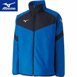 ミズノ MIZUNO メンズ レディース サッカーウェア コート ウォーマーシャツ ブルー P2JE9501 25 トップス ジャージ ジップアップ ピステ