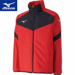 ミズノ MIZUNO メンズ レディース サッカーウェア コート ウォーマーシャツ チャイニーズレッド P2JE9501 62 トップス ジャージ