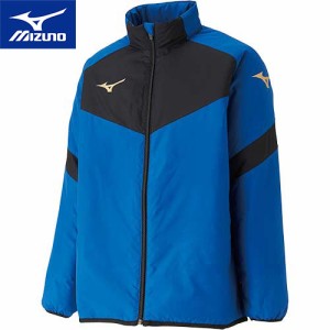 ミズノ MIZUNO キッズ サッカーウェア ジャケット ウォーマーシャツ ブルー P2JE9601 25 トップス ジャージ ジップアップ ピステ 防寒