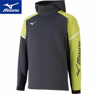 ミズノ MIZUNO メンズ レディース テニス トレーニングウェア スウェットパーカ キャスチャコール 62JC0003 07 長袖 ウェア