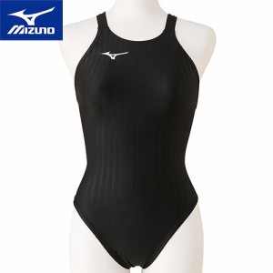 ミズノ MIZUNO レディース フィットネス水着 ハイカット ブラック N2MA0222 09 FINA承認 女性用競泳水着 競技用 スイムウェア