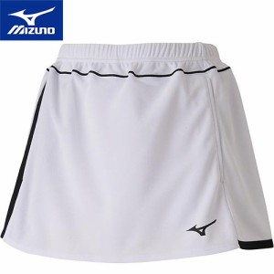 ミズノ MIZUNO レディース テニスウェア スコート ラケットスポーツ スカート インナー・ポケット付き ホワイト 62JB0203 01