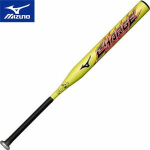 ミズノ MIZUNO ソフトボール バット チャージ 金属製 平均660g 3号 ゴムボール用   ライム 1CJMS30984 40 ソフトボール用バット