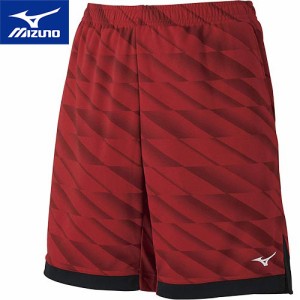 ミズノ MIZUNO メンズ レディース ゲームパンツ レッド×ブラック 62JB0002 62 テニス ハーフパンツ 短パン ウェア ボトムス