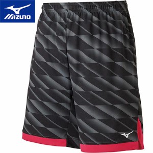 ミズノ MIZUNO メンズ レディース ゲームパンツ ブラック×ピンク 62JB0002 95 テニス ハーフパンツ 短パン ウェア ボトムス