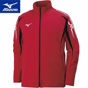 ミズノ MIZUNO キッズ サッカーウェア ジャケット MCB ウォームアップ シャツ チャイニーズレッド×ブラック 32JC8001 62